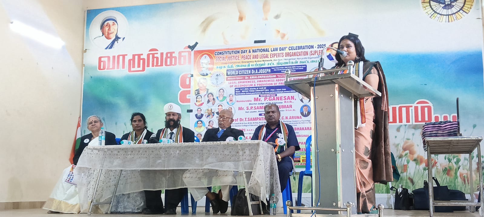 INVITED AS A CHIEF GUEST for CONSTITUTION DAY & NATIONAL LAW DAY CELEBRATION - SOCIAL JUSTICE, PEACE&LEGAL EXPERTS ORG